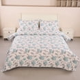 thumbnail image 1 of Beartech Floral Quilt Set Twin Size Water Blue Hydrangea Quilt Lightweight Reversible Microfiber Bedspread Coverlet Bedding Set, 1 of 7