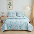 thumbnail image 1 of Beartech Ocean Quilt Set Queen Size Quilt Lightweight Reversible Microfiber Bedspread Coverlet Bedding Set, 1 of 6