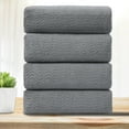 Anray Home Towels Set-4 Pack Oversized Bath Towels 700GSM Soft Fluffy Microfibers Absorbent ...