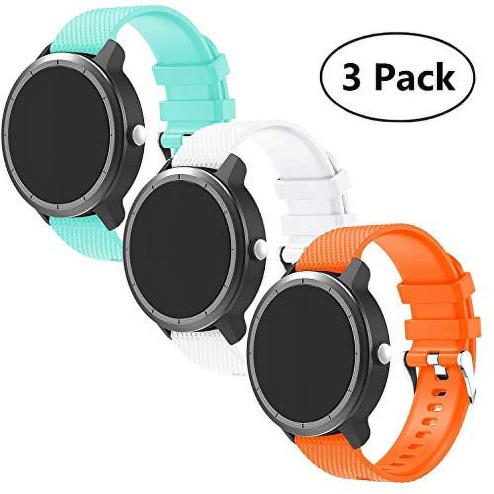 Anrir Vivoactive 3 Watch Band, 20mm Silicone Bands for Garmin