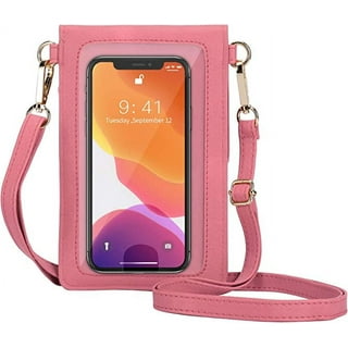 Touchscreen Phone Purse for Women,Cellphone with Shoulder Strap, Crossbody  Phone,creamy-white，G110531 