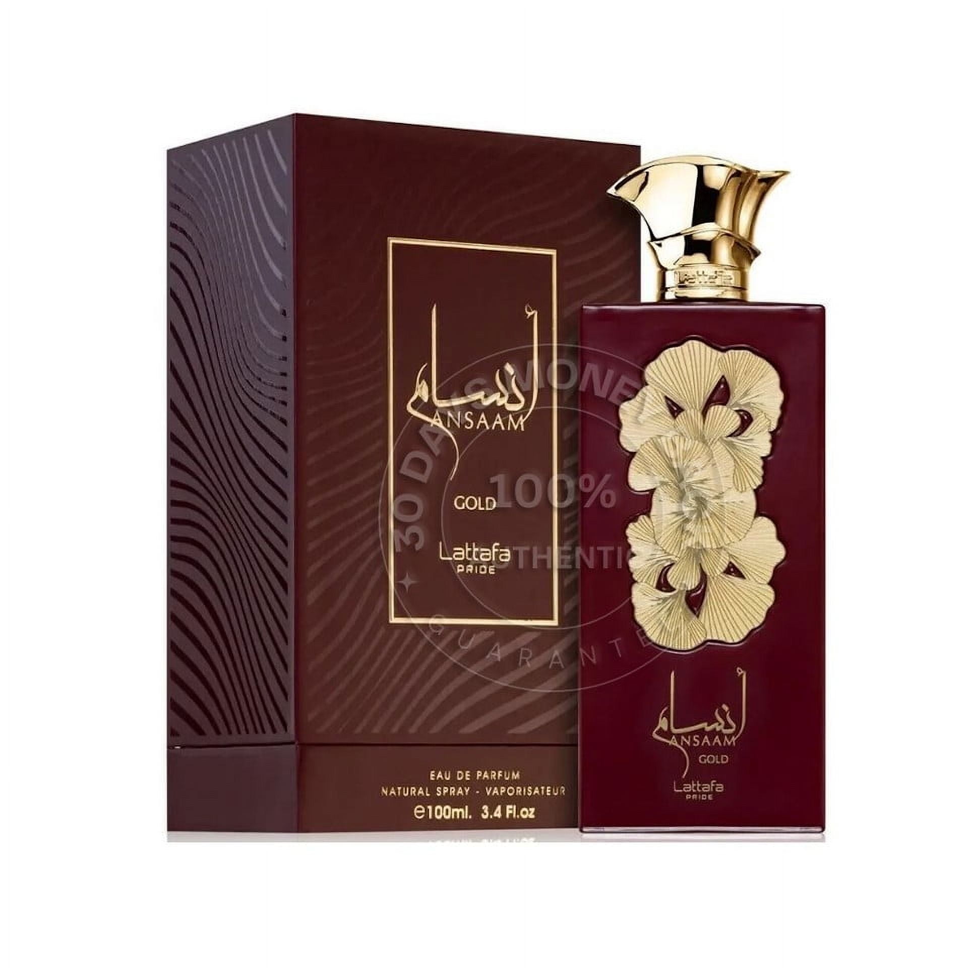Lattafa Pride Ansaam Gold by Lattafa Eau De Parfum Spray (Unisex) 3.4 oz for Women