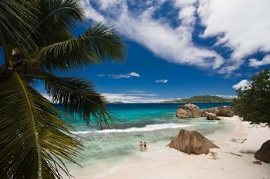 Anse Patates Beach La Digue Island Seychelles Canvas Art - Walter Bibikow DanitaDelimont (38 x 25)
