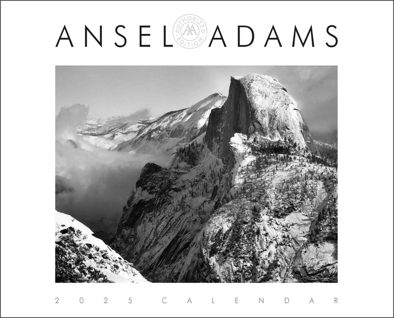 Ansel Adams 2025 Wall Calendar: Authorized Edition: 13-Month Nature Photography Collection (Monthly Calendar), (Paperback)