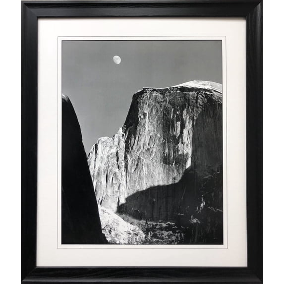 Ansel Adams "Moon and Half Dome" Custom Framed NEW lithograph Generic
