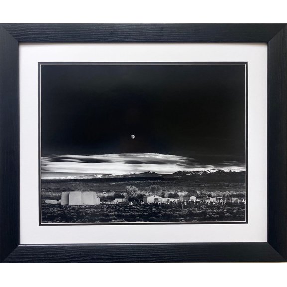 Ansel Adams "Moonrise Hernandez, NM 1941 (LG)" Custom Framed New Art Generic