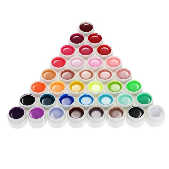 Anself 36 Colors Nail Polish, Paint Kit, Gel Paint with 1 Nail Brush