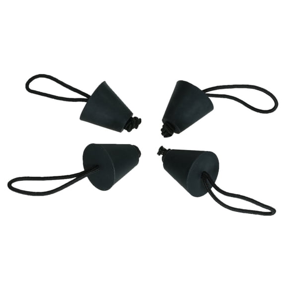 Anself 4PCS Best Universal Kayak Scupper Kit Kayak Scupper Kit Canoe Drain Holes Stopper Bung