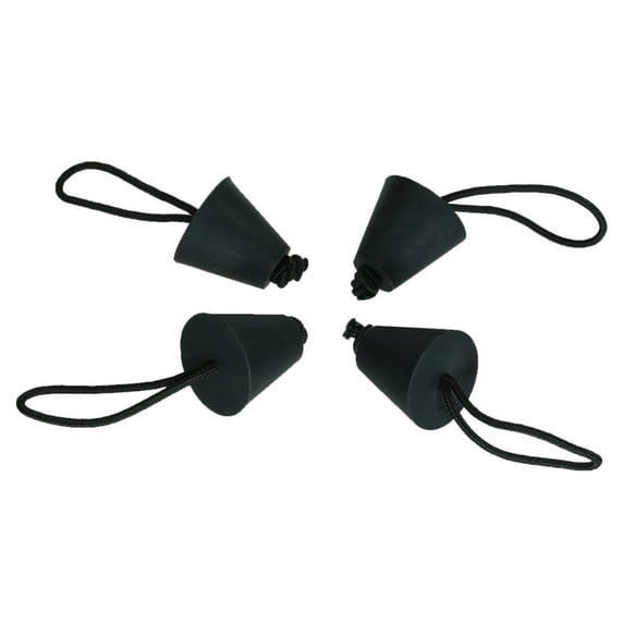 Anself 4PCS Best Universal Kayak Scupper Kit Kayak Scupper Kit Canoe Drain Holes Stopper Bung