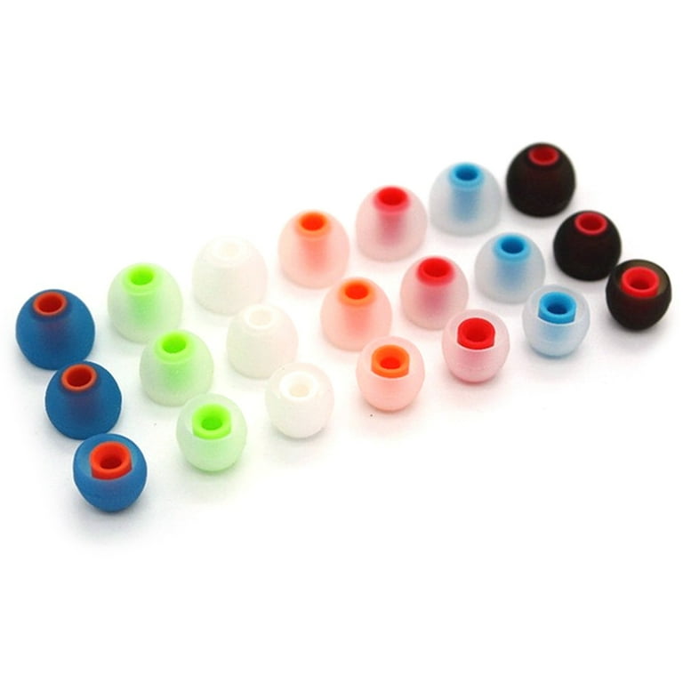 Anself 6 Pairs 12 PCS 3.8mm Soft Silicone In Ear Earphone Covers