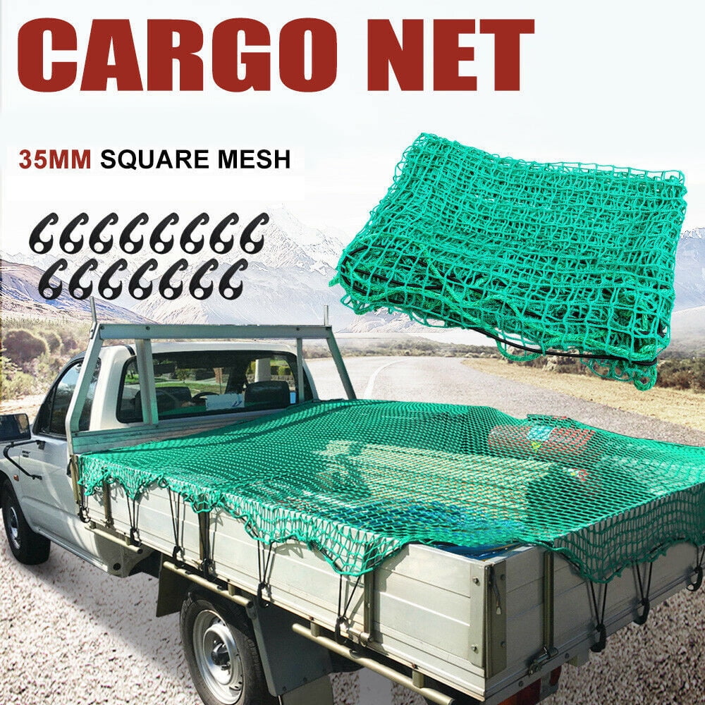 Anself Cargo Net for Pickup Truck Bed Trailer Truck Netting Mesh