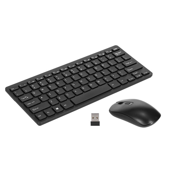Anself KM901 Wireless Keyboard and Mouse Combo, 78-Key Mini Keyboard, 2 ...