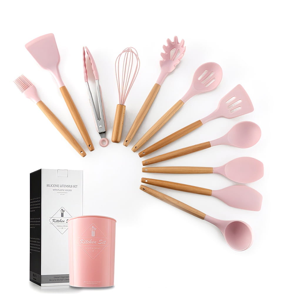 CHEFMADE Pink Stainless Steel Spatula Set – Accessory Lane