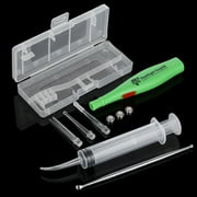 Anself LED Tonsil Stone Remover Tool with Light and Storage Case Flashlight Earwax Remover Kit for Kids & Adults, Stainless-Steel Earwax Remover with 3 Tips Irrigator