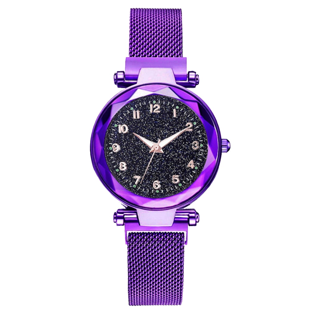 Anself Luminous Quartz Women Watch Wristwatch with Numbers