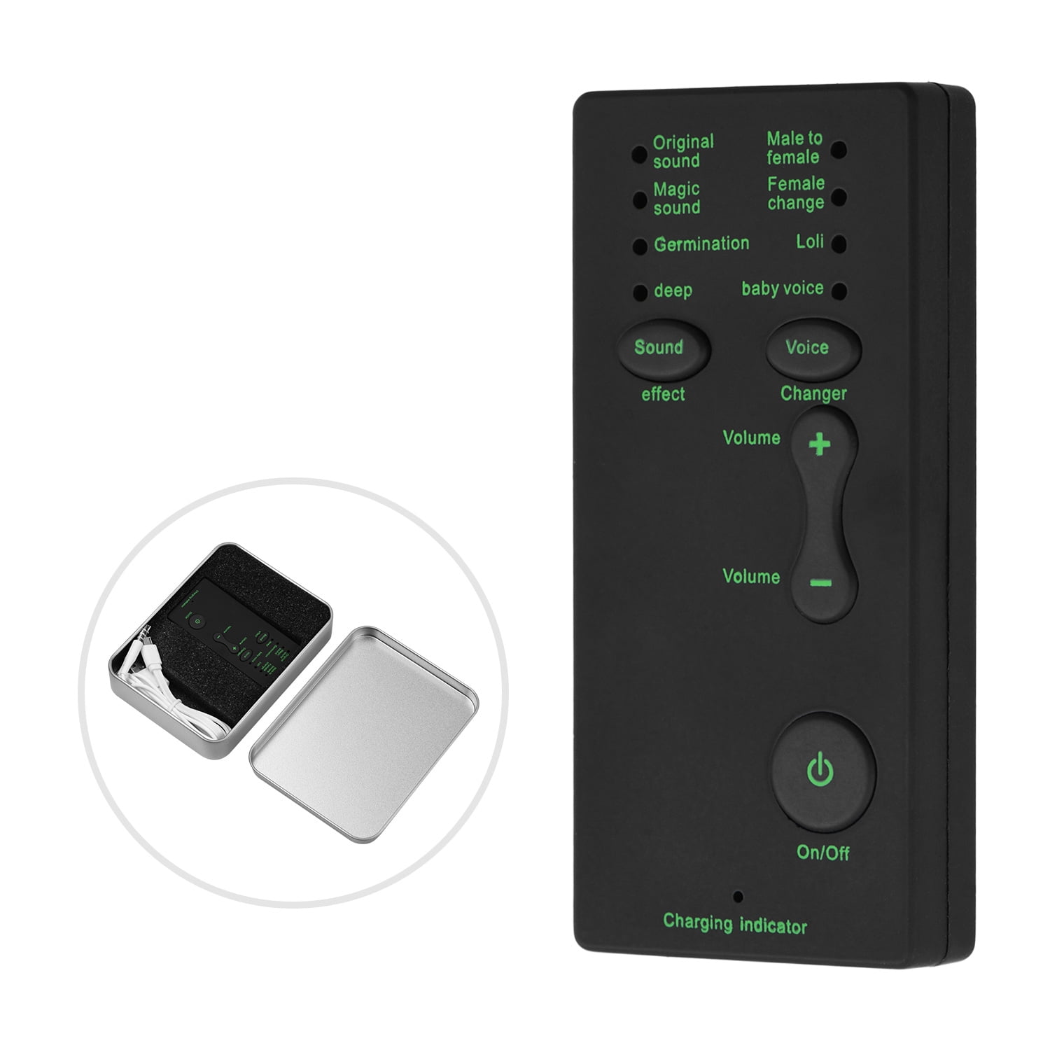 Anself M1 Portable Sound Effects Machine Voice Changer Device Audio