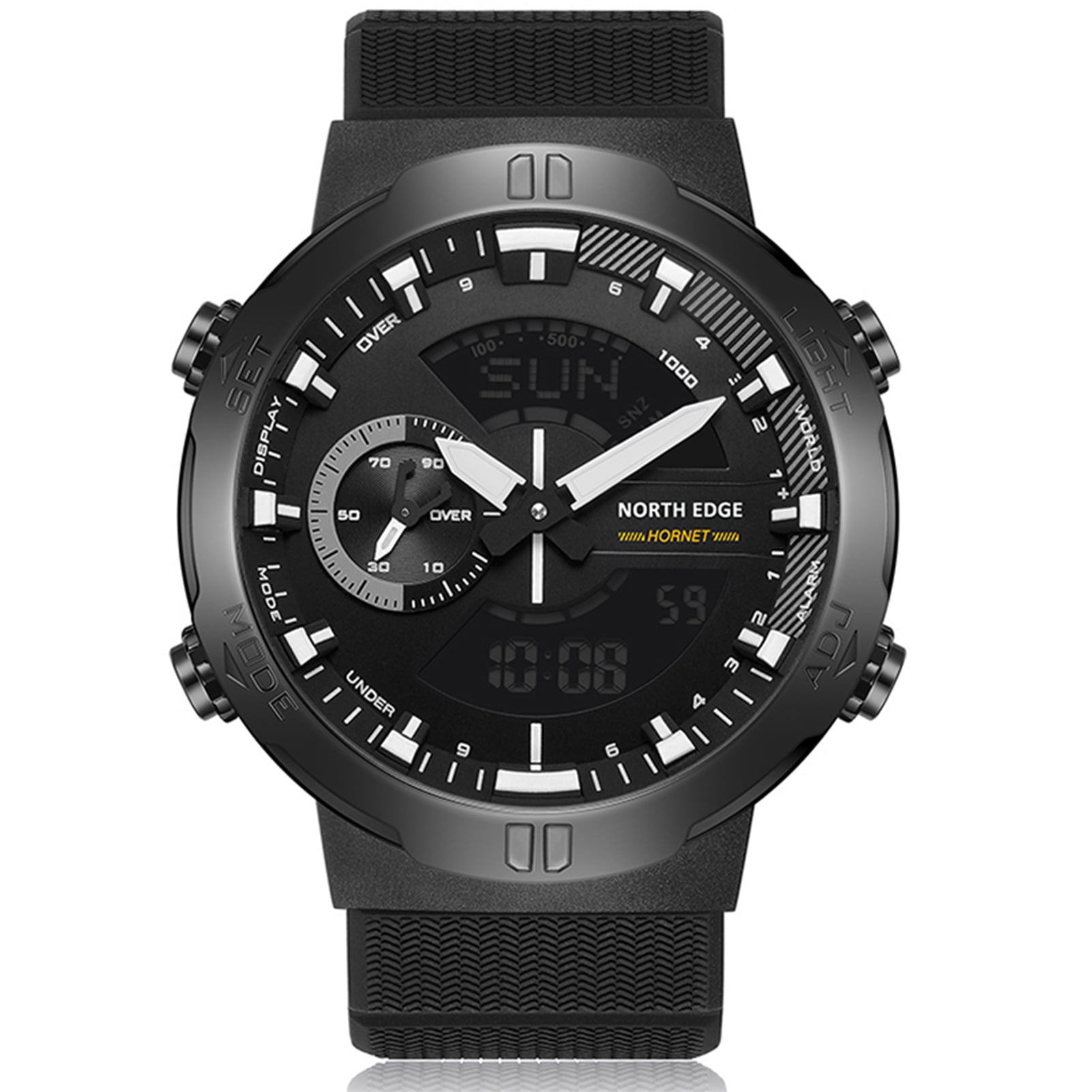Anself Men s Running Watch with Stopwatch and Soft Silicone Band Walmart