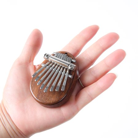 Anself Mini 8 Key Kalimba Portable Thumb Piano Finger Percussion Keyboard Pocket Musical Instrument Toy for Kids Adult