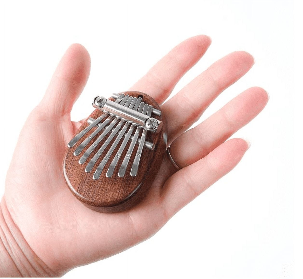 Anself Mini 8 Key Kalimba Portable Thumb Piano Finger Percussion Keyboard Pocket Musical Instrument Toy for Kids Adult