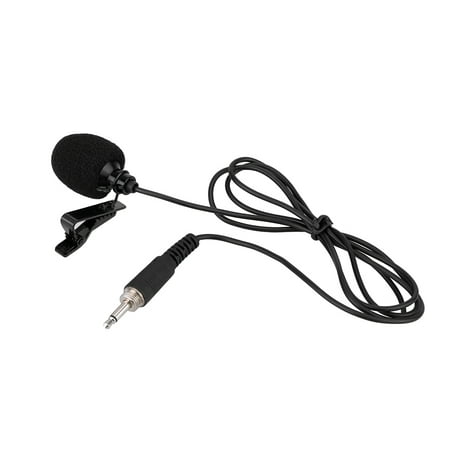Anself Portable Clip-on Hands-free 3.5mm External Screw Lock Jack Microphone Mic for Computer PC Laptop