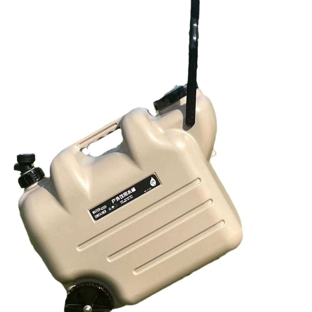 Anself Portable Water with Spigot for Camping Outdoors 28L Water Jug