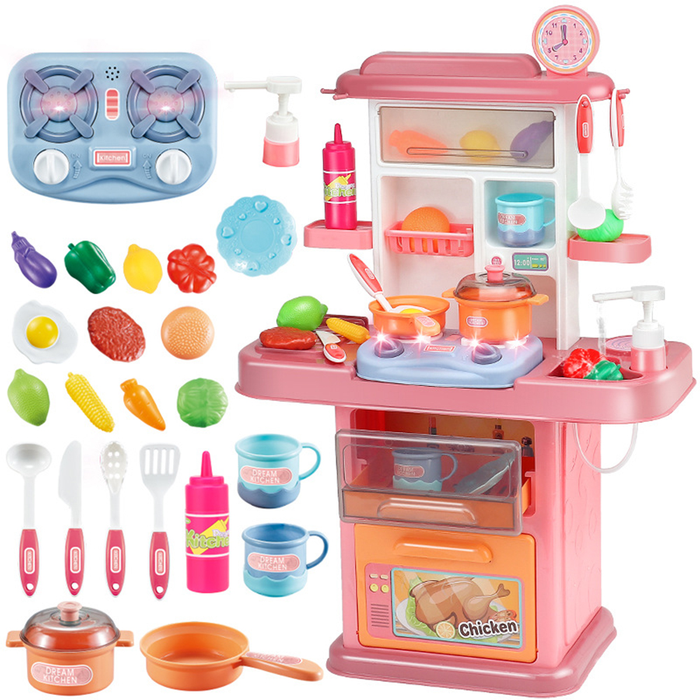 Disney Junior Minnie Mouse Flipping Fun Pretend Play Kitchen Set, Play