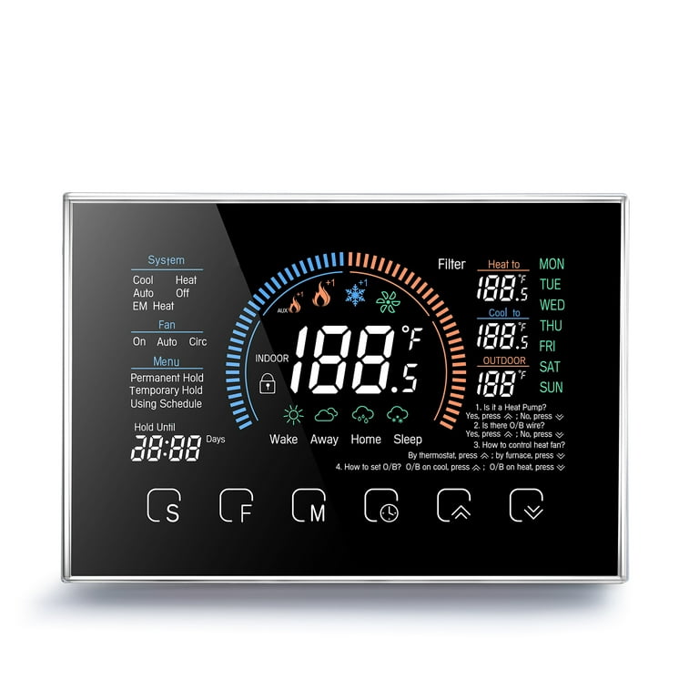 hot sale 24v programmable indoor thermostat