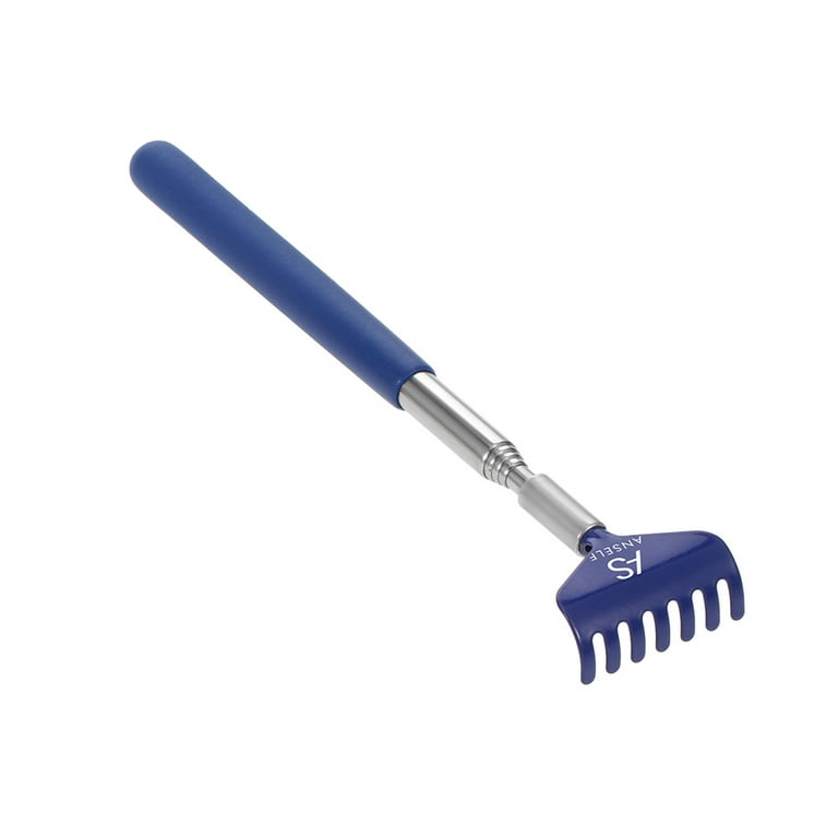 Anself Telescopic Back Scratcher Massager Metal Compact Extendable
