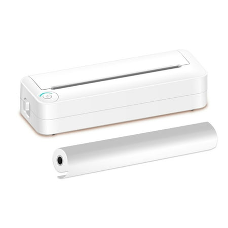 Anself Thermal Printer, Portable Bluetooth Paper Printer for iOS and Android, Wireless Printing on the Go
