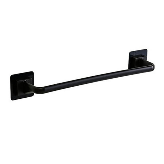 Anself Towel Bar Bath Towel Holder Wall Mount Towel Rack Bathroom Accessories Black, 14 Inches