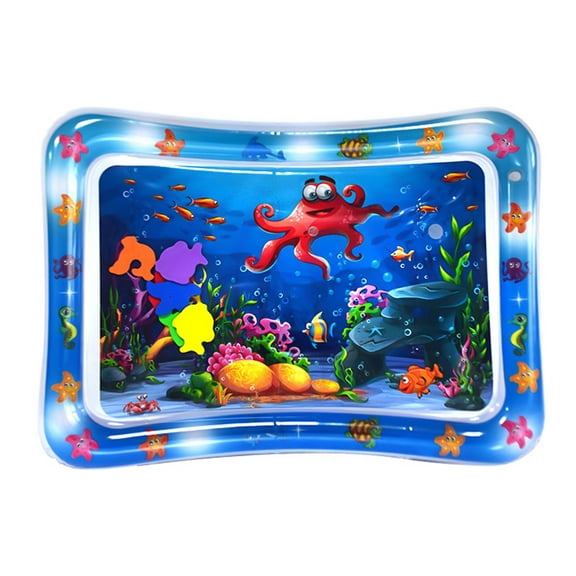 Romacci Inflatable Baby Water Mat Infant Tummy Time Playmat Toddler Fun Activity Center Kids Toys for Boys Girls