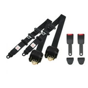 Anself Universal Retractable Seat Belt 2 Pcs, Adjustable Length, Automobile Seat Belt for Bus Cars
