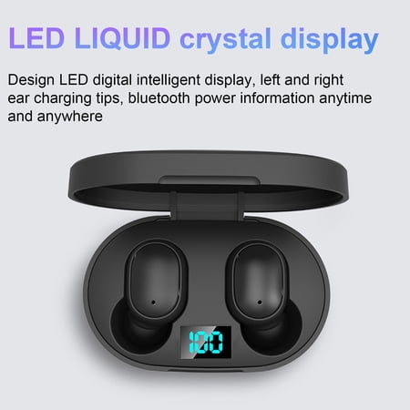 Anself Wireless Earbuds Bluetooth 5.0 Headphones TWS True Wireless Stereo Headset with Touch Control IPX4 Waterproof Sports Earphones with Dual Noise Reduction Technology for Gaming Sports Gym A6S