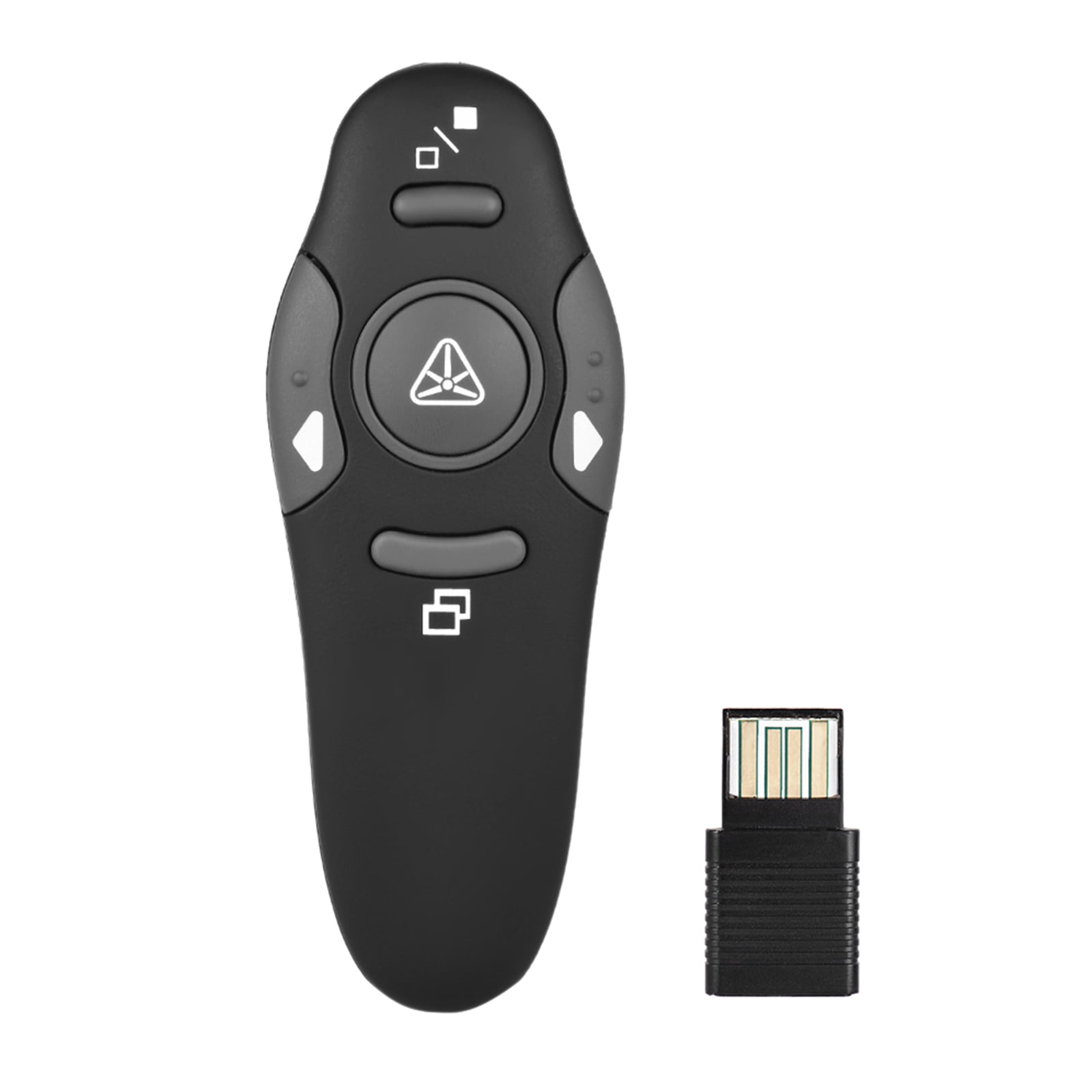 Anself Wireless PowerPoint Presenter Clicker Red Light Pointer for