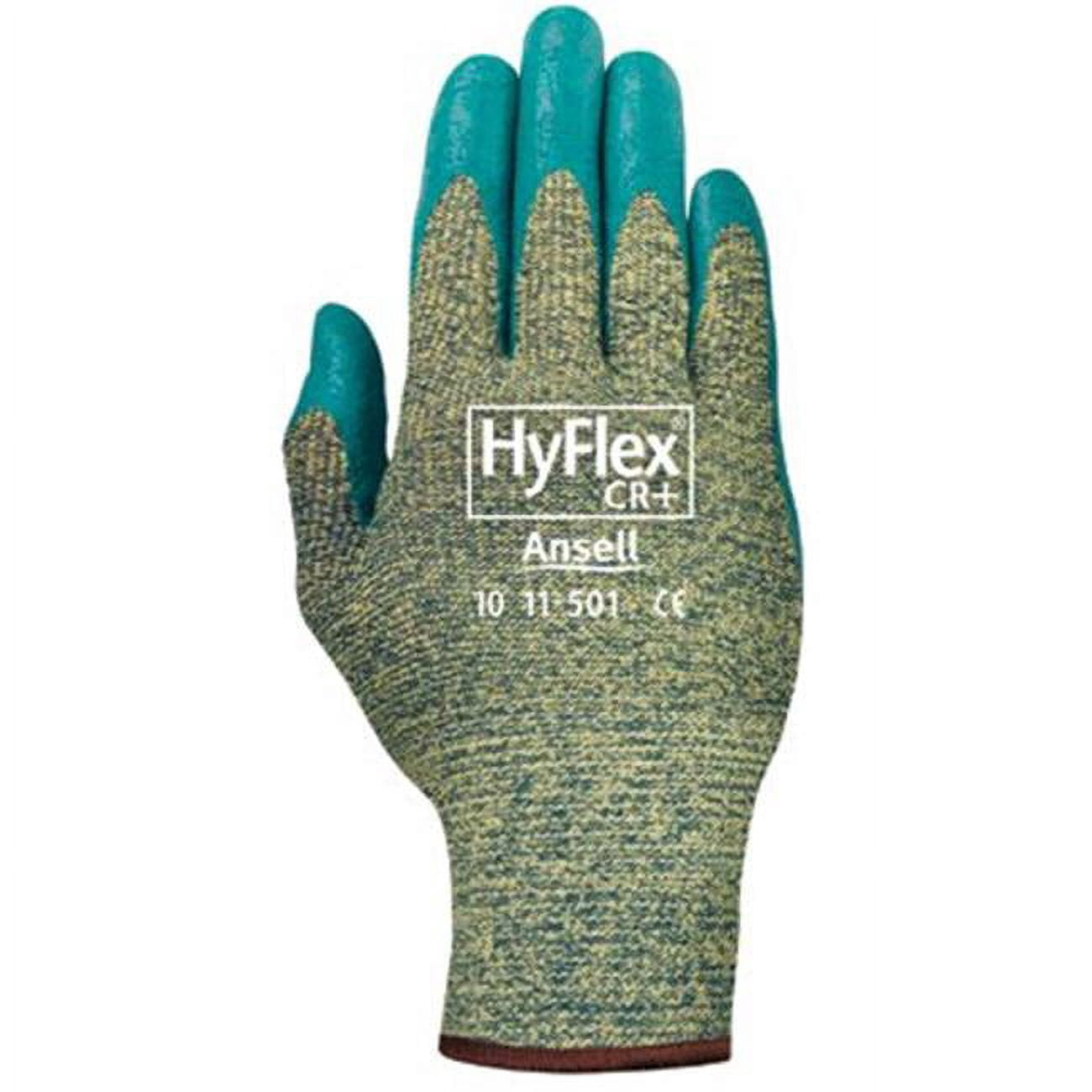 Ansell HyFlex Size 7 Work Gloves – Lightweight, Foam Nitrile Coated, ANSI Abrasion Level 5