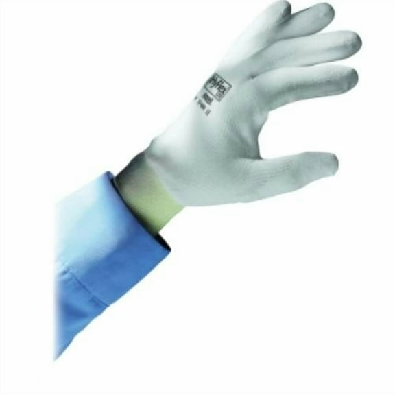 Ansell 11-600-7_WH HyFlex Nylon Polyurethane Gloves, Small, Size 7, 12 Pairs