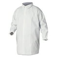 thumbnail image 1 of Ansell 44443 A40 Liquid and Particle Protection Lab Coats - Large White (30/Carton), 1 of 1