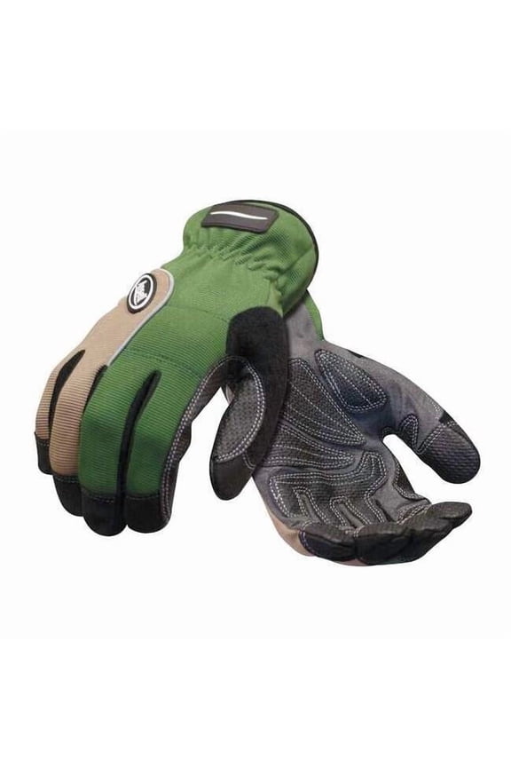 Cut Resistant Gloves, Cut Level A2 ,PVC ,Sandy ,L 1 PR 97-972