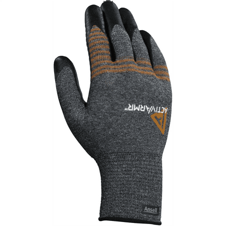 ActivArmr 97-007 Light Duty Abrasion Resistant Gloves, Grey Small, 1 Pair