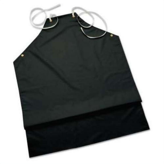 Ansell CPP Supported Aprons, 35 in X 45 in, Hycar, Black - 12 EA (012-56-512)