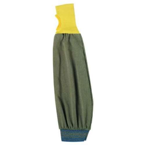 Ansell FR Kevlar Blend 26" L Welders Sleeves, Bn/Yel/Blue, EA (012-59-406-26in)