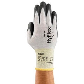Ansell 012-11-624-10 Hyflex Dyneema Cut-Resistant Gloves- Size 10- Gray