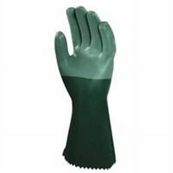 Ansell Scorpio Neoprene-Coated Gloves - Green - Size 9