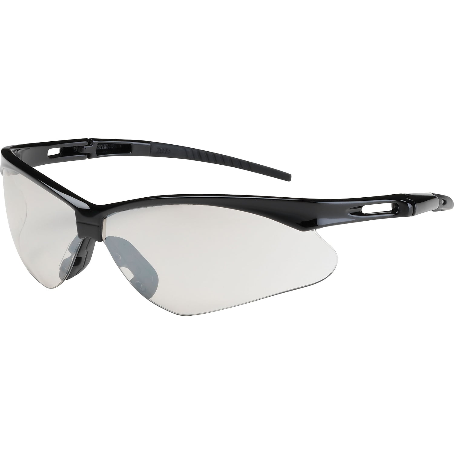 Anser Optical Safety Glasses, Anti-Scratch, Clear Lens, Black Frame | Bundle of 5 Each