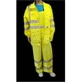 thumbnail image 1 of Ansi Class 3 Lime - Reflective Rain Bib Overall Pants with 3M Reflective Crossing Guard,Construction & Traffic Control, 1 of 1