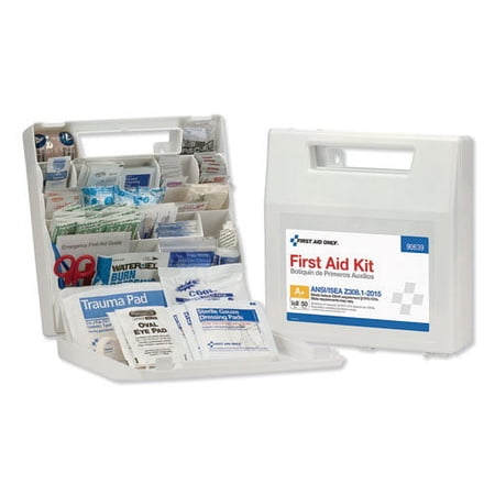 Ansi Class A+ First Aid Kit For 50 People, 183 Pieces, Plastic Case | Bundle of 5 Kits