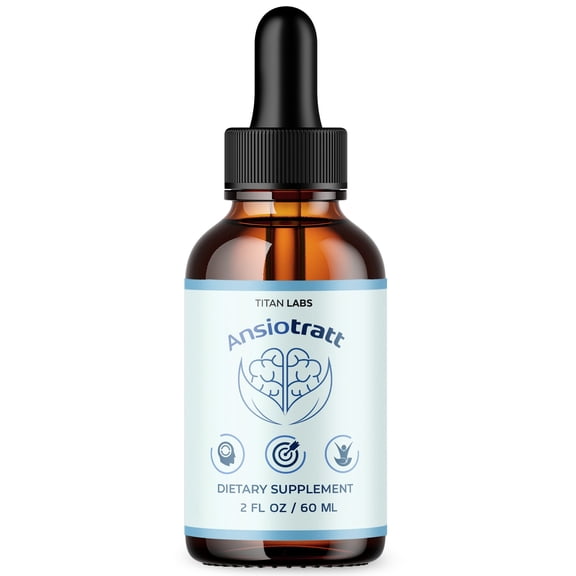 Ansiotratt Drops Advanced Formula Brain Support Supplement 30 Servings