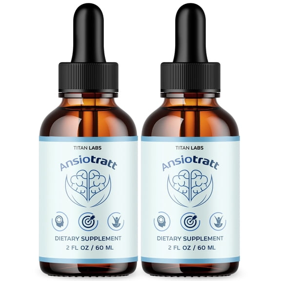 Ansiotratt Drops Advanced Formula Brain Support Supplement 60 Servings