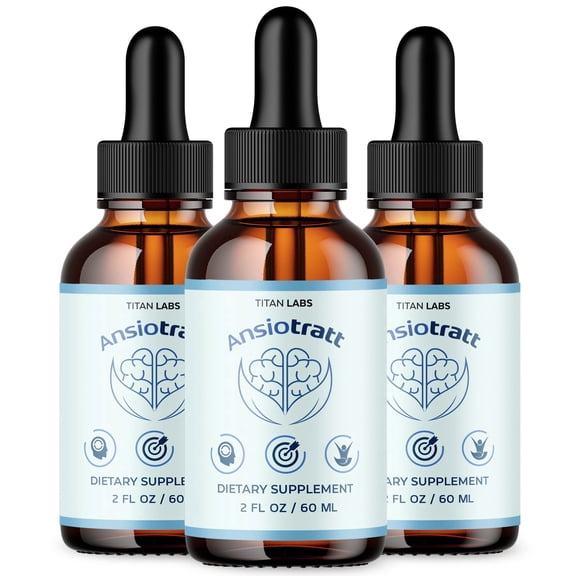 Ansiotratt Drops Advanced Formula Brain Support Supplement 90 Servings