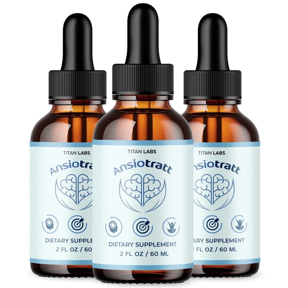 Ansiotratt Drops Advanced Formula Brain Support Supplement 90 Servings